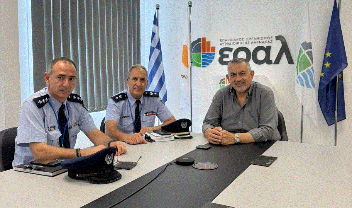 Συνάντηση Προέδρου ΕΟΑ Λάρνακας με τον νέο Αστυνομικό Διευθυντή Λάρνακας