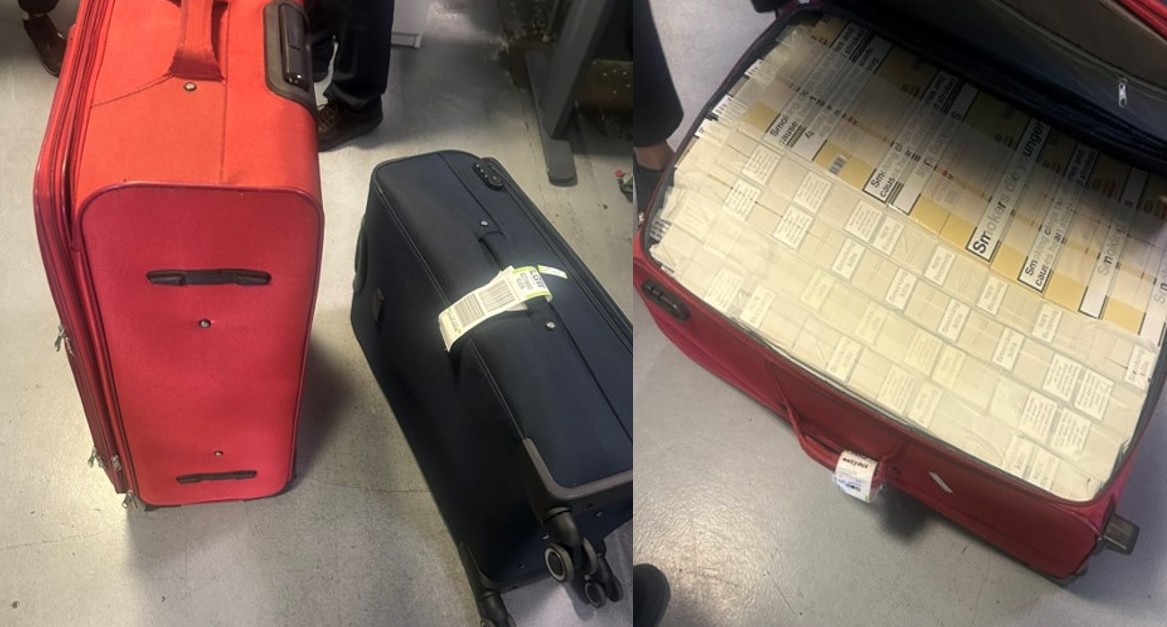Με 119 κούτες αδασμολόγητων τσιγάρων στις αποσκευές του πιάστηκε 26χρονος (φώτο)