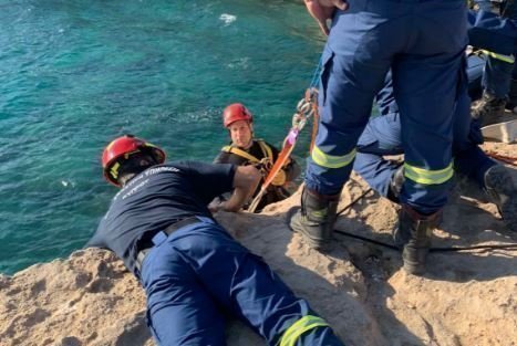 Τραυματισμός 24χρονου στις θαλασσινές σπηλιές – Διασώθηκε από την Πυροσβεστική