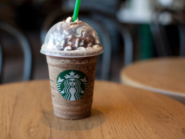 Frappuccino beverage from Starbucks Coffee