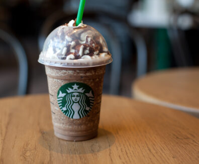 Frappuccino beverage from Starbucks Coffee