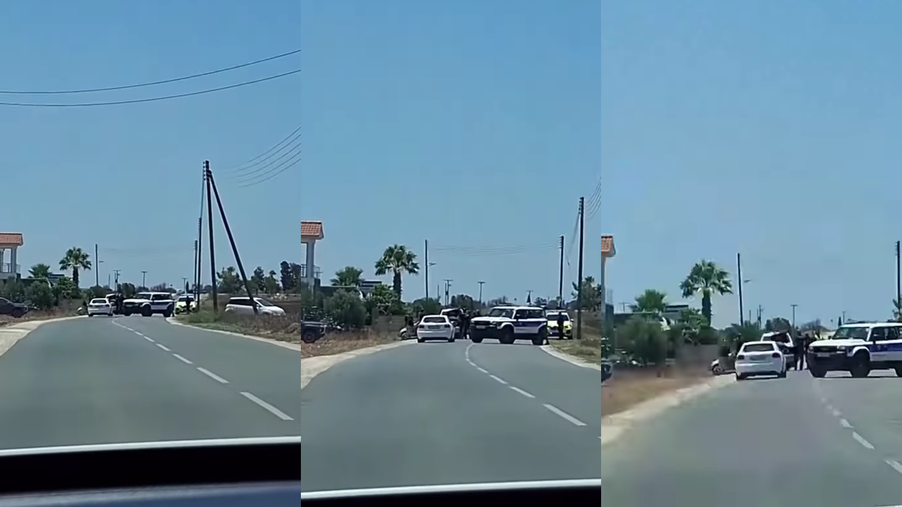 Η στιγμή της ακινητοποίησης των τριών ανηλίκων μετά την άγρια καταδίωξη – Tέθηκαν υπό κράτηση από την Αστυνομία των Βρετανικών Βάσεων Δεκέλειας