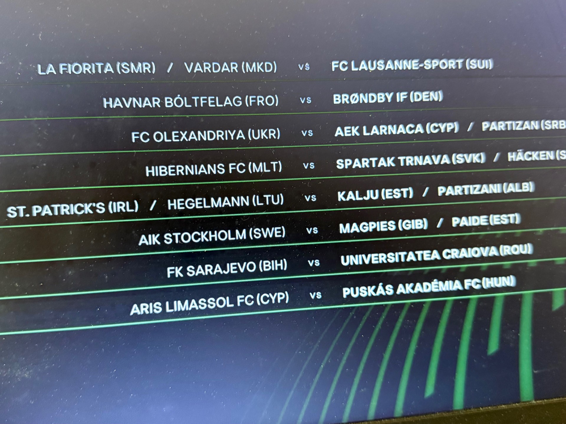 Με FC Olexandriya αν αποκλειστεί η ΑΕΚ (με ποιους έπεσαν Άρης, Ομόνοια και Πάφος)