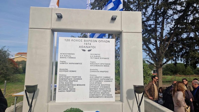 Τρισάγιο εις Μνήμην των Πεσόντων και Δέηση, για τη διακρίβωση της τύχης των Αγνοουμένων του 120 ΛΟΧΟΥ ΒΑΡΕΩΝ ΟΠΛΩΝ