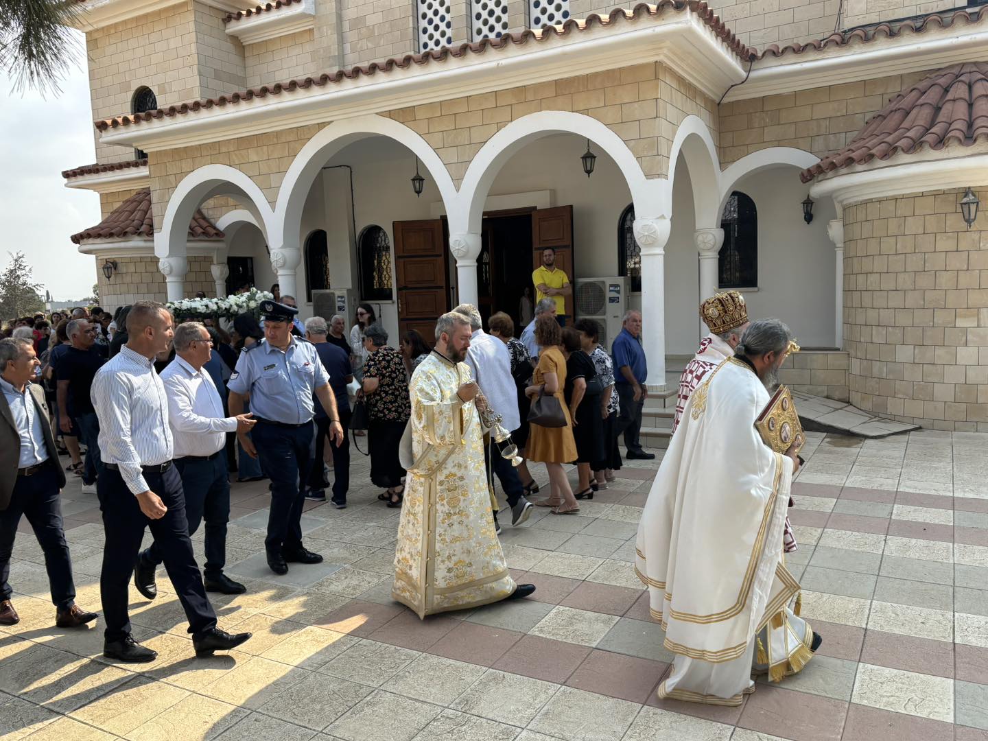 Ο Μητροπολίτης Κιτίου κ. Νεκτάριος στην πανηγυρίζουσα Ιερά Μονή Αγίου Ραφαήλ και Αγίας Μαρίνης στη Ξυλοτύμβου