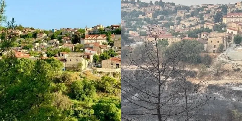 Φωτιά στη Λόφου: Συγκλονιστική εικόνα με το πριν και το μετά