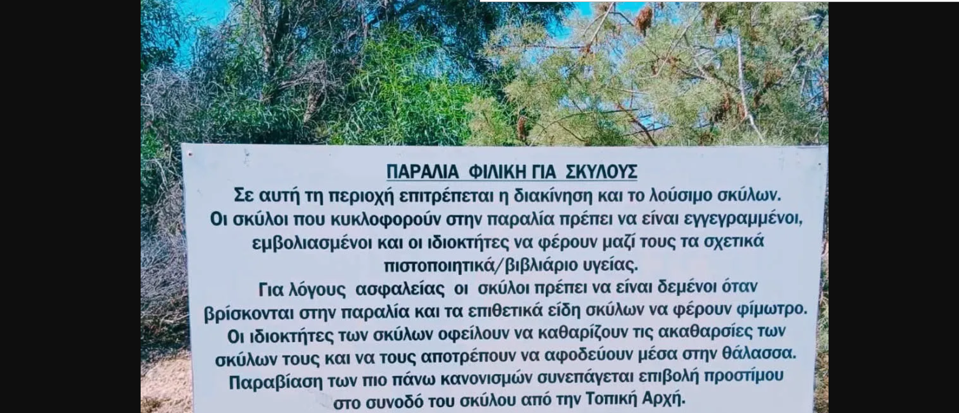 Δήμος Παραλιμνίου – Δερύνειας: Συμμορφωνόμαστε με νομοθεσίες για προστασία ζώων