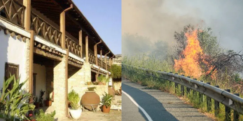 Δεν επηρεάστηκε από τη φωτιά το μοναστήρι Αρχάγγελου Μιχαήλ στο Μονάγρι – Πάτερ Γεννάδιος για πυρκαγιά: «Ήταν μια δαιμονική ενέργεια» (βίντεο)