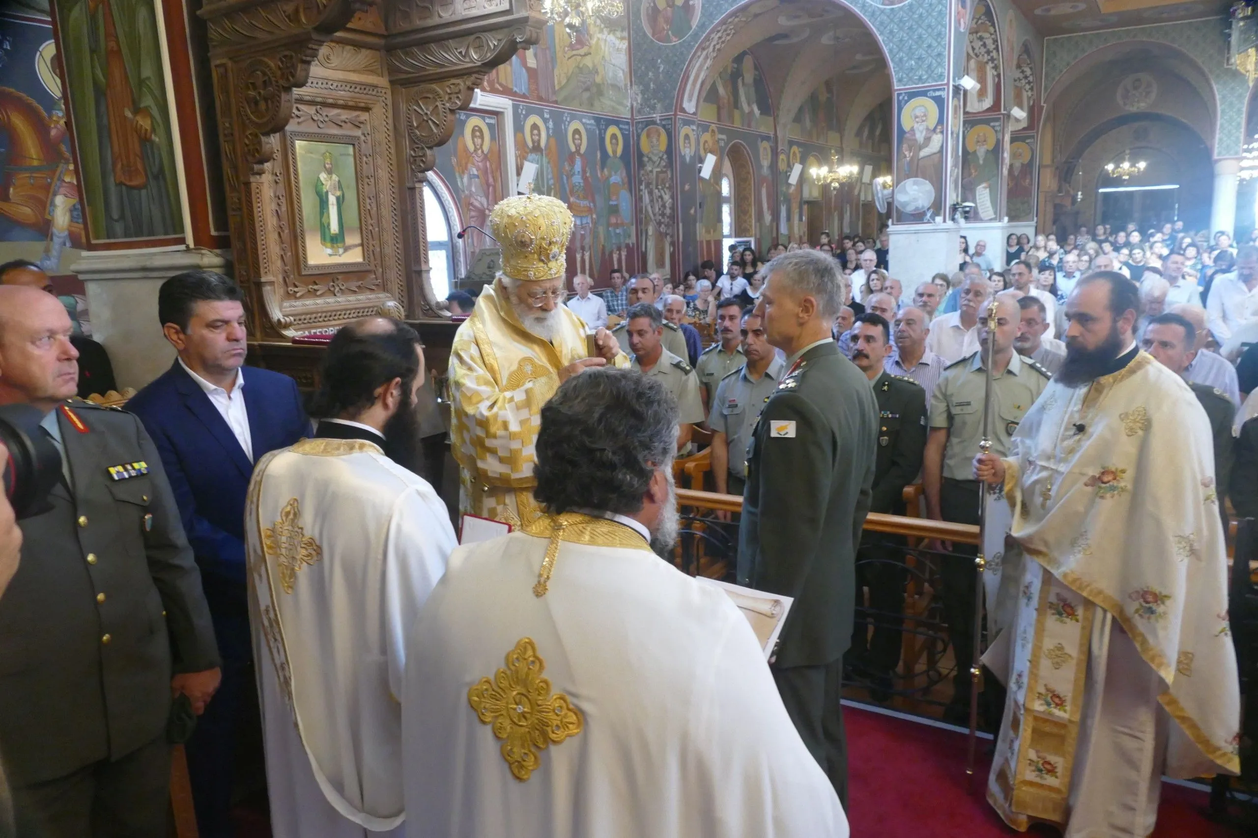 Η Μητρόποπολη Κωνσταντίας και Αμμοχώστου τίμησε τον Αρχηγό της Εθνικής Φρουράς