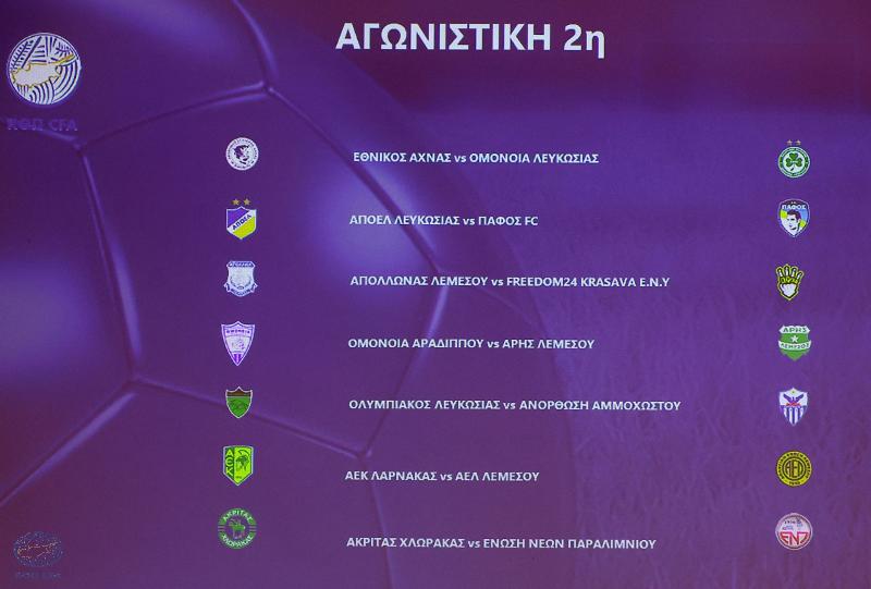 Αυτό είναι το πρόγραμμα της 2ης αγωνιστικής Αυτό είναι το πρόγραμμα της 2ης αγωνιστικής