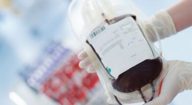 Blood transfusion bag