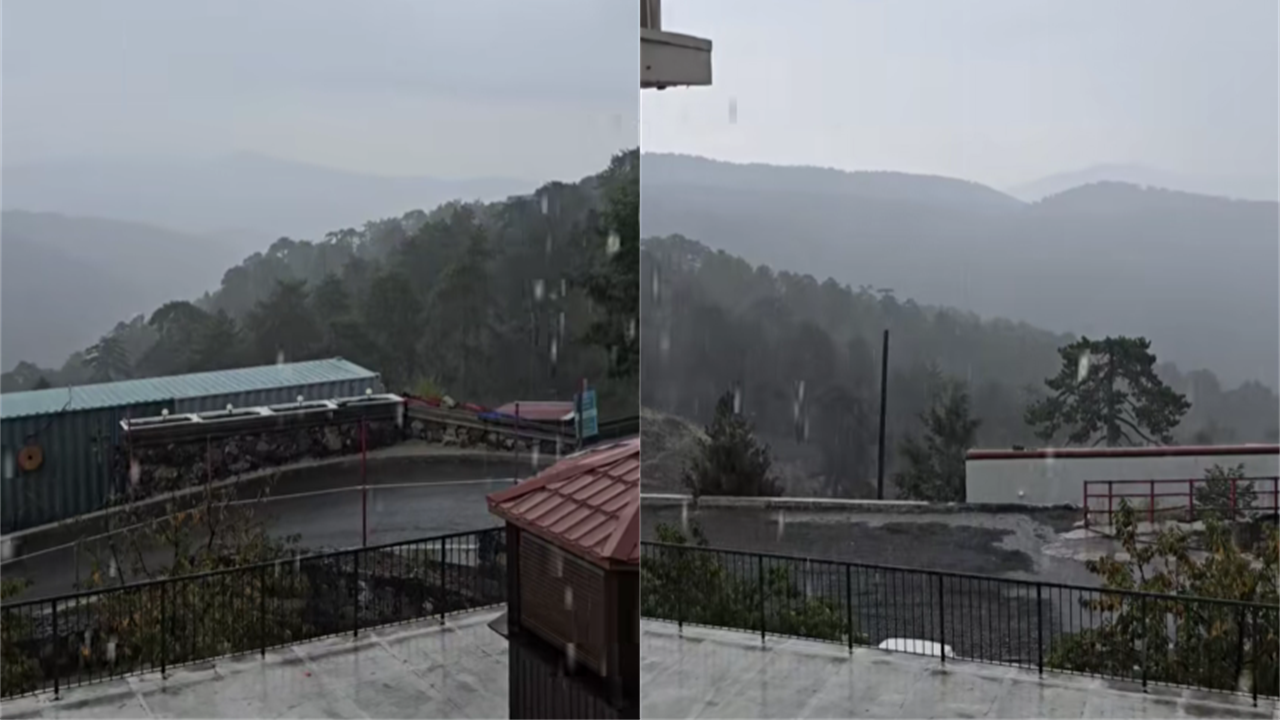 Άνοιξαν οι ουρανοί στα ορεινά το απόγευμα της Τετάρτης – Βίντεο από τις βροχοπτώσεις