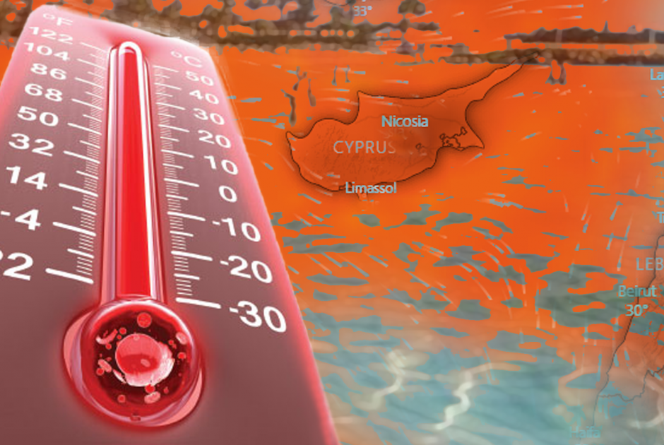 «Ψήνεται» η Κύπρος: Στους 43°C ο υδράργυρος με απανωτές προειδοποιήσεις