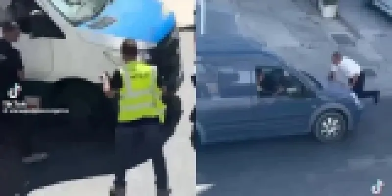 Ελεύθεροι οι δύο που επιχείρησαν να κτυπήσουν οδηγό με το βαν στη Λάρνακα