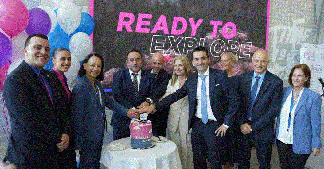 Η 5η επέτειος της βάσης της Wizz Air στο αεροδρόμιο Λάρνακας -Δέκα εκατομμύρια επιβάτες προς και από την Κύπρο