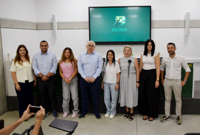 Αποστόλου: Συνεργασία ΑΕΚ και Ιδρύματος Χριστίνα Αποστόλου #ΓιαΤαΠαιδιάΜας