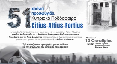 51 χρόνια προσφυγιάς Κυπριακό Ποδόσφαιρο Citius – Altius – Fortius