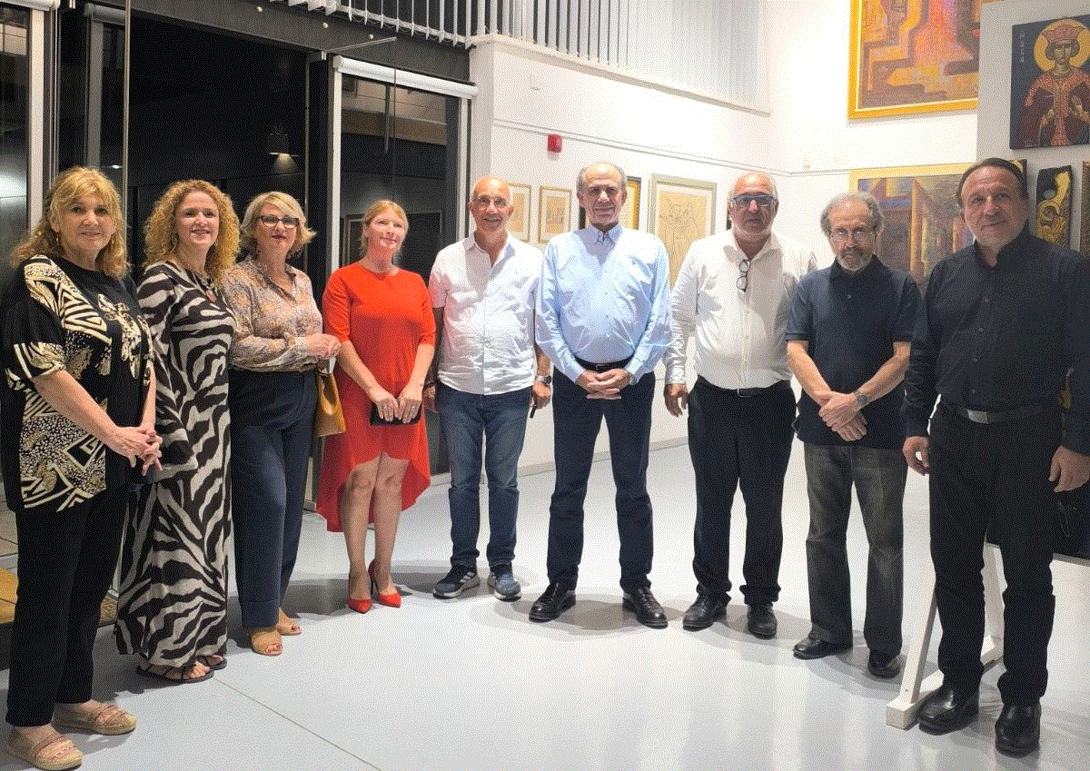 Με επιτυχία τα εγκαίνια της Έκθεσης Χριστιανικής Τέχνης της Μουσειακής Συλλογής A. G. Mantovani και Ζωγραφικής της Τριενάλε 2025, στο Μουσείο Χριστιανικής και Βυζαντινής Τέχνης «Συλλογή Χριστοφόρου» στην Αραδίππου