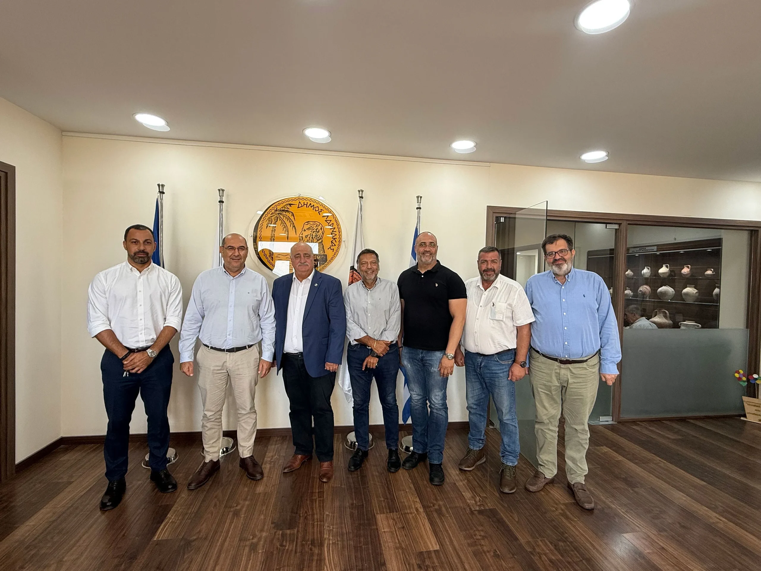 Μεταρρύθμιση Τ.Α και ανάπτυξη Λάρνακας συζήτησαν Βύρας- Πρόεδρος ΕΔΕΚ