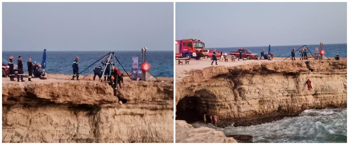 Διασώθηκε γυναίκα που κινδύνεψε στη θαλάσσια περιοχή του Κάβο Γκρέκο