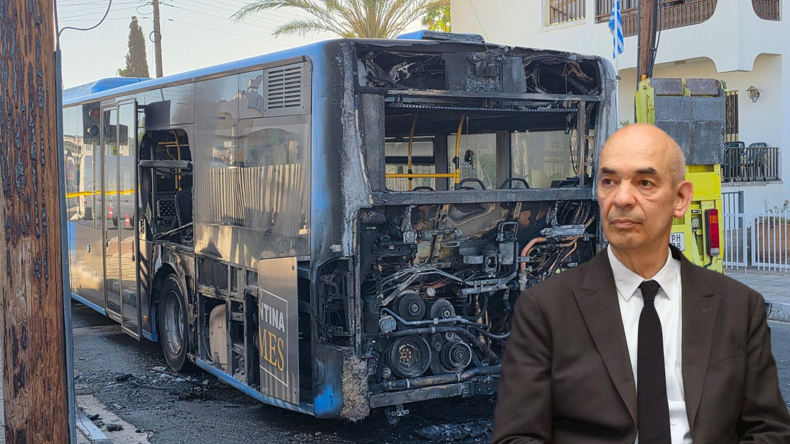 Ξήλωσαν το λεωφορείο που «λαμπάδιασε» στην Πάφο – Γιατί είναι προβληματισμένος ο Βαφεάδης και ζητά ανεξάρτητο εμπειρογνώμονα