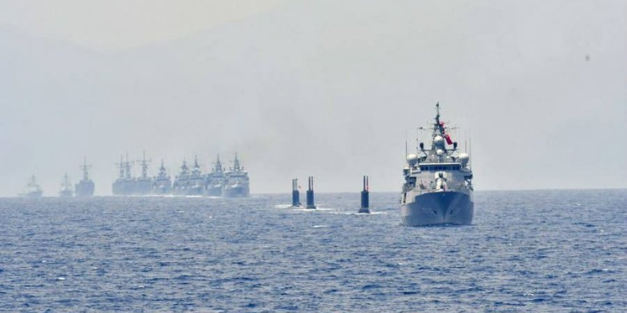 Γέμισε πολεμικά πλοία η Ανατολική Μεσόγειος: Σε εξέλιξη η τουρκική άσκηση «Θαλασσόλυκος» (βίντεο)