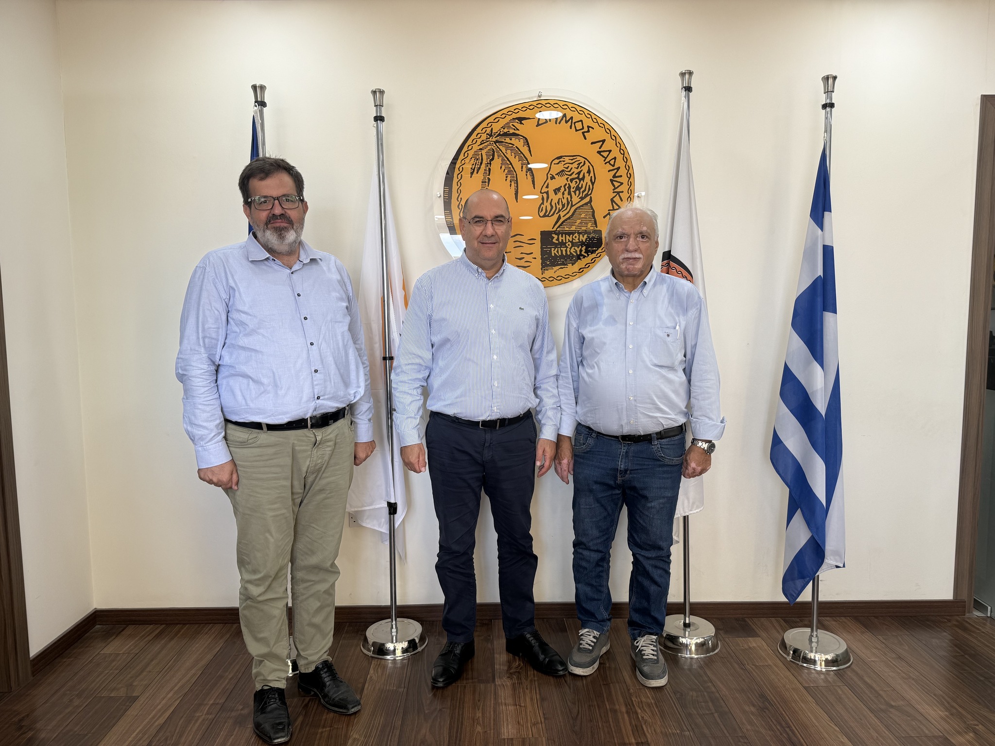 Επίσκεψη Αντιδημάρχου Λαρισαίων στον Δήμο Λάρνακας