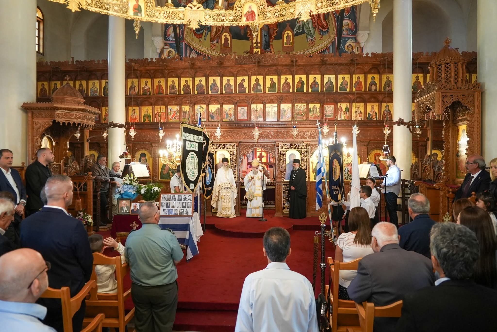 Εθνικό Μνημόσυνο των Ηρώων και Μαρτύρων των Τρούλλων, στον Ιερό Ναό Αγίου Μάμαντος (φώτο)