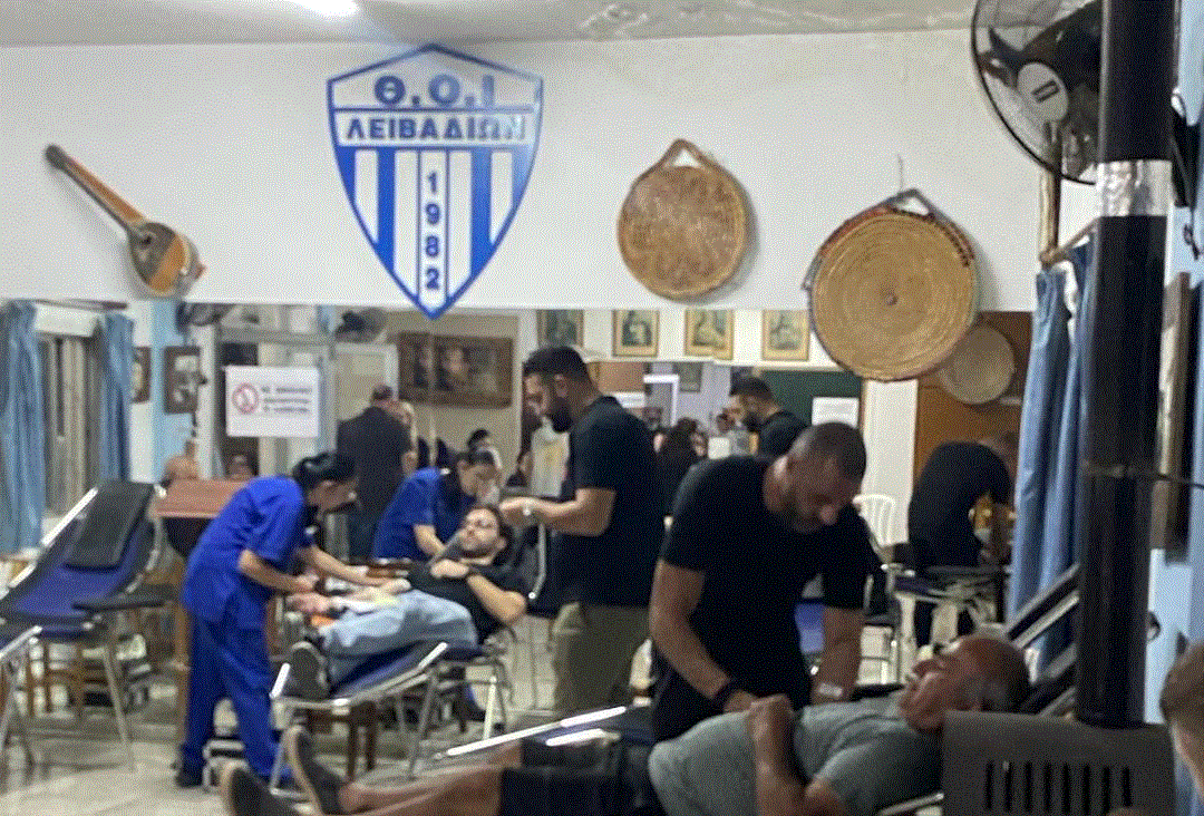 Πραγματοποιήθηκε στο ΘΟΙ Λιβαδιών αιμοδοσία είς μνήμη Χρίστου Λοιζου και Χαράλαμπου Ξενή (φώτο)