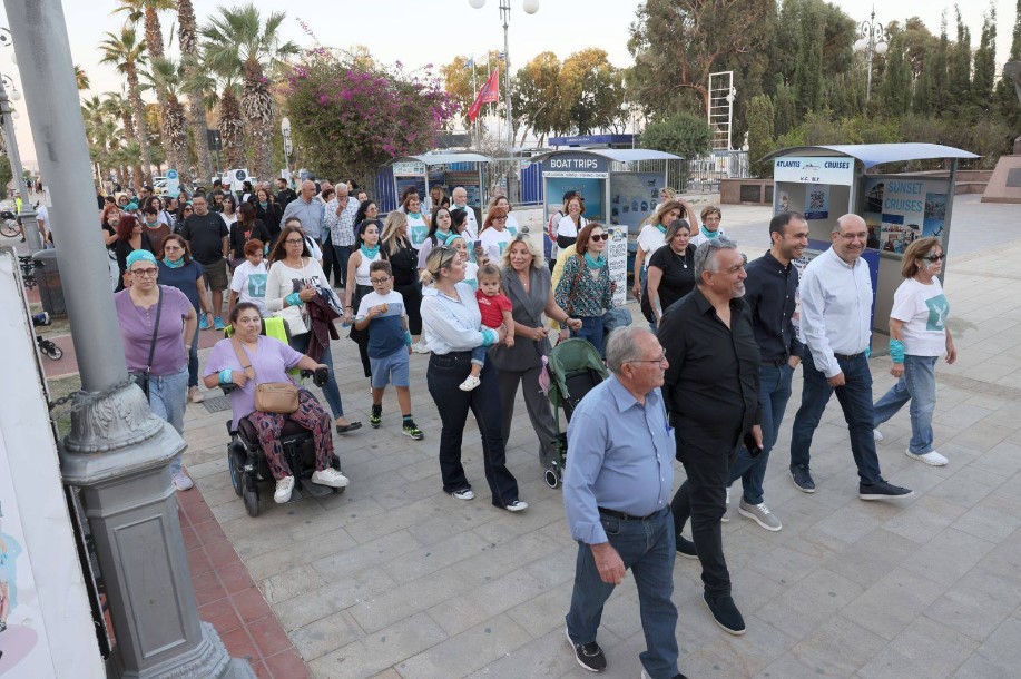 Mε επιτυχία στη Λάρνακα η πορεία για τις ρευματικές παθήσεις, που διοργανώνει κάθε χρόνο ο Σύνδεσμος Ρευματοπαθών Κύπρου