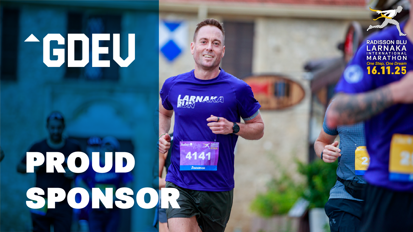 Η GDEV φέρνει τη δράση “You Run! We Donate” στον Radisson Blu Διεθνή Μαραθώνιο Λάρνακας