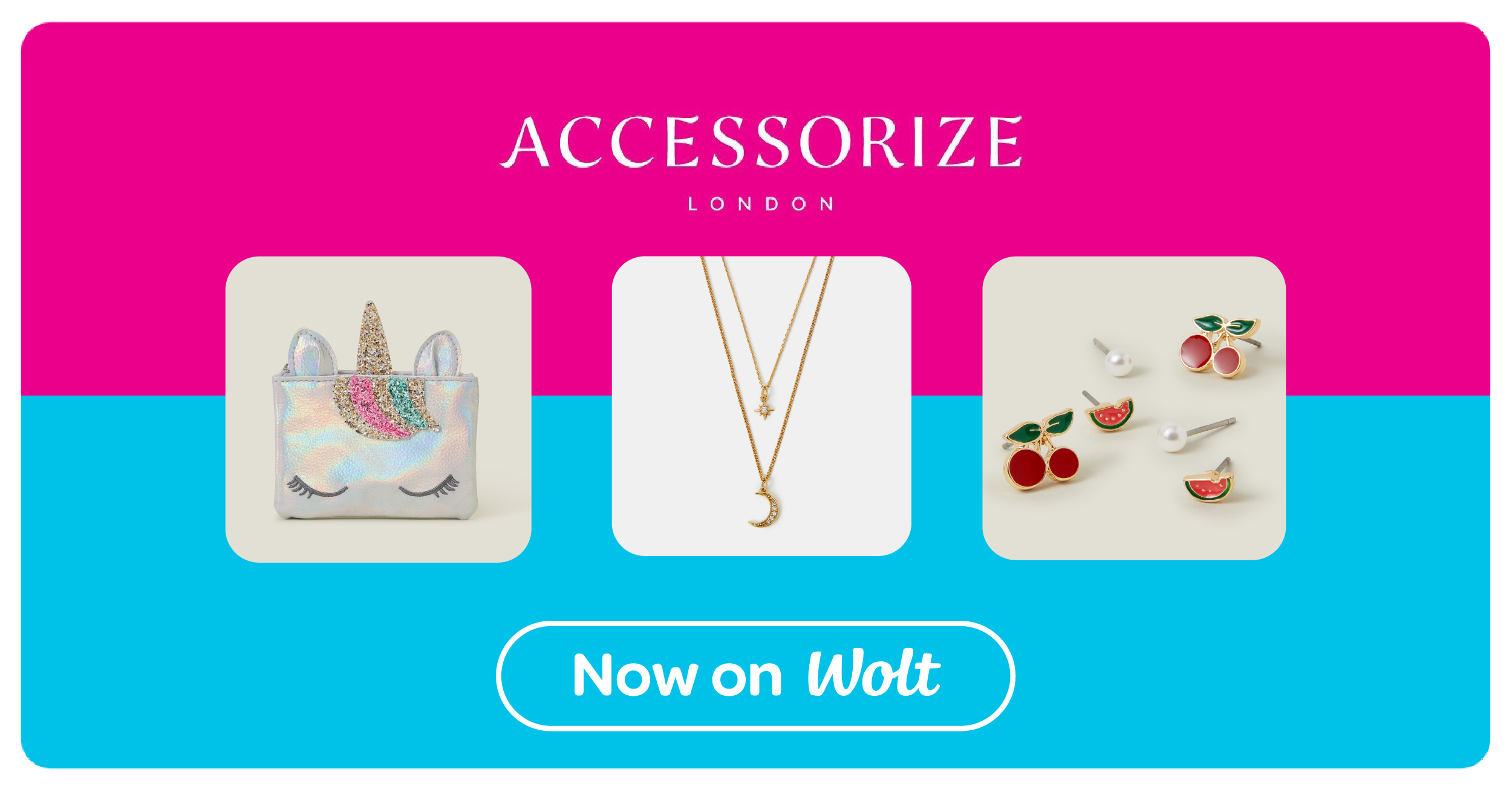 Συνεργασία Wolt με Accessorize  για μια τέλεια πινελιά στο στυλ σας