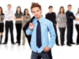 business team with young entrepreneur
