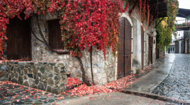 Neighbourhood,With,Traditional,Houses,At,The,Village,Of,Kalopanagiotis,In
