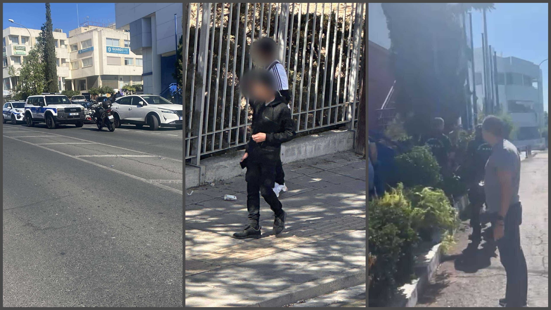Η στιγμή που Σύροι ανήλικοι επιχειρούν να ξαναμπούν παράνομα στο Γυμνάσιο Αγλαντζιάς