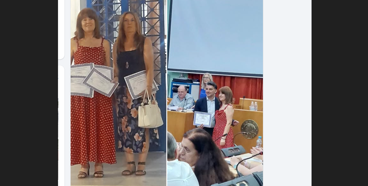 Τιμητικές βραβεύσεις μελών Λέσχης Ανάγνωσης Δημοτικού Διαμερίσματων Λιβαδιών Λάρνακας