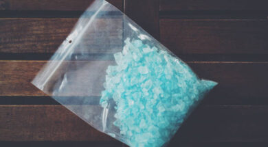 A bag of blue meth (stock image)