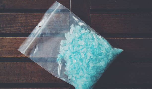 A bag of blue meth (stock image)