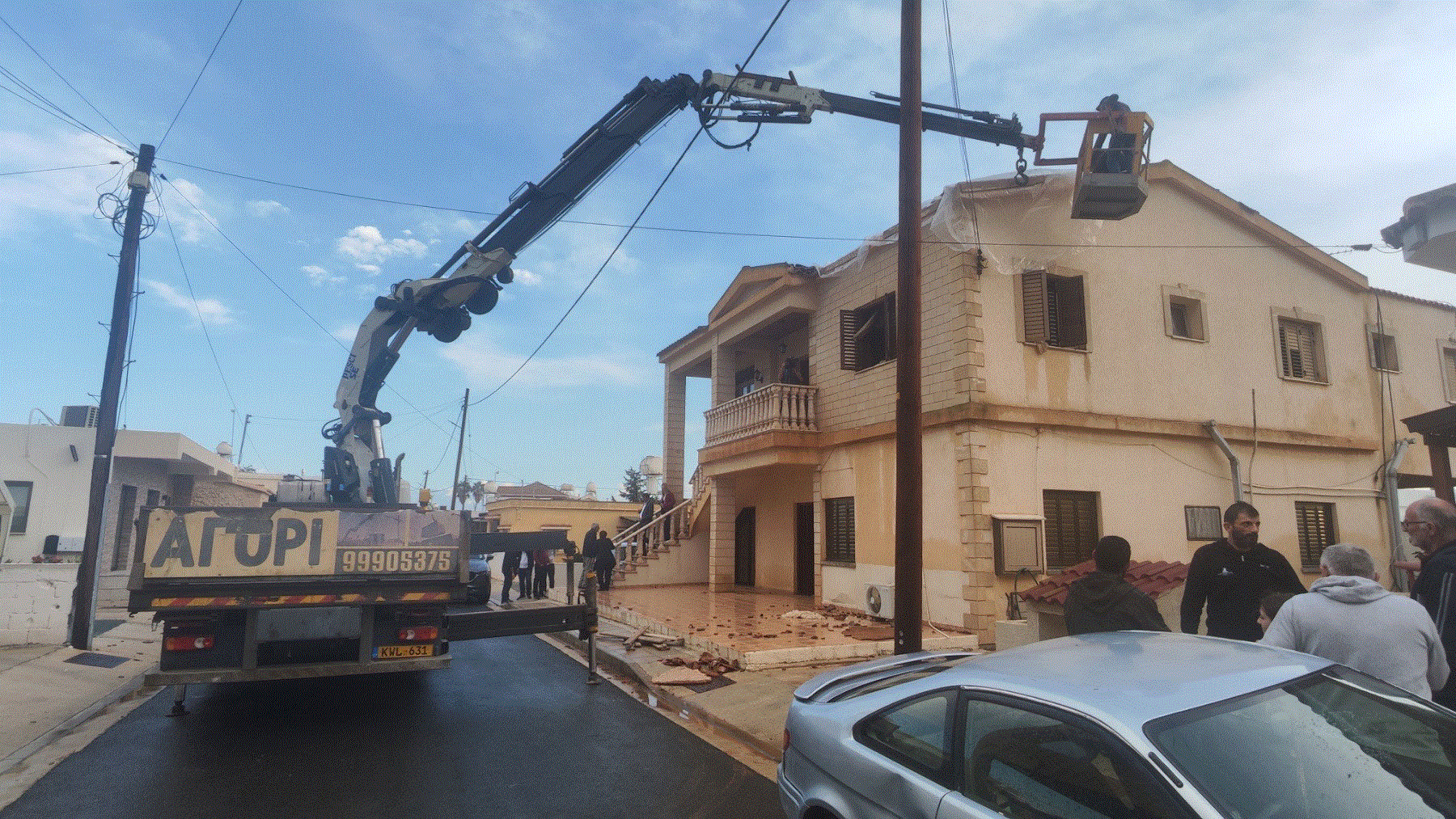 Ζήτησαν βοήθεια γύρω στους 40 ιδιοκτήτες κατοικιών εξαιτίας των ακραίων καιρικών φαινομένων στην ελ. Αμμόχωστο