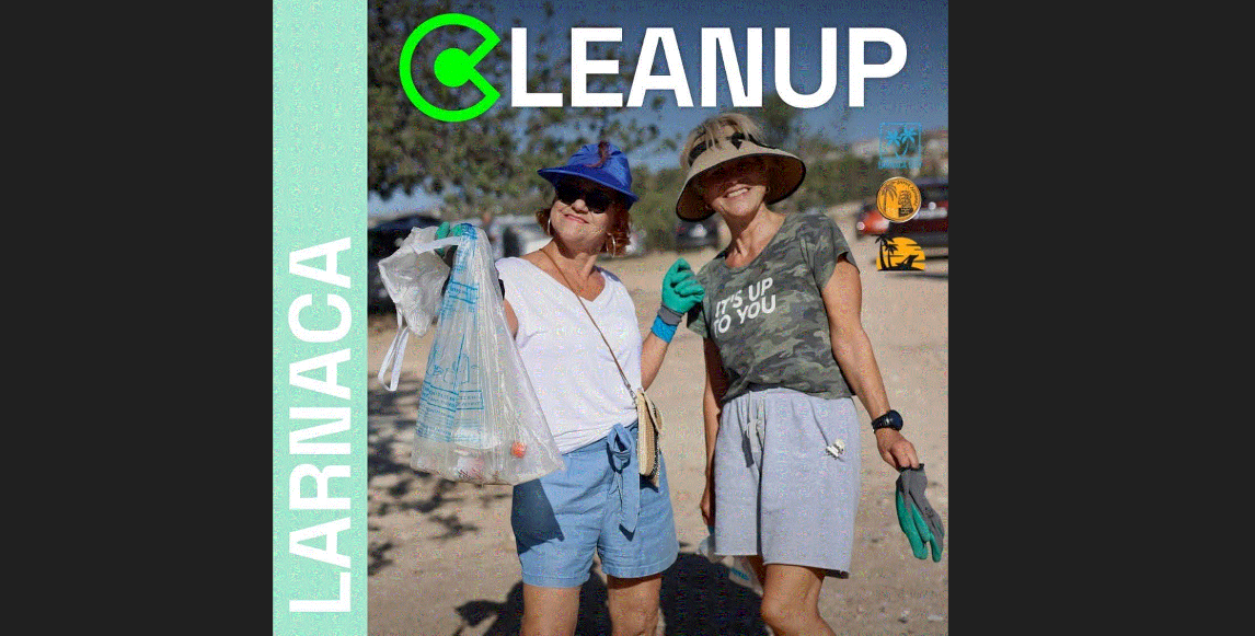 Eθελοντική δράση καθαρισμού της Λεωφόρου Φανερωμένης από τον Δήμο Λάρνακας σε συνεργασία με τον φιλανθρωπικό ο