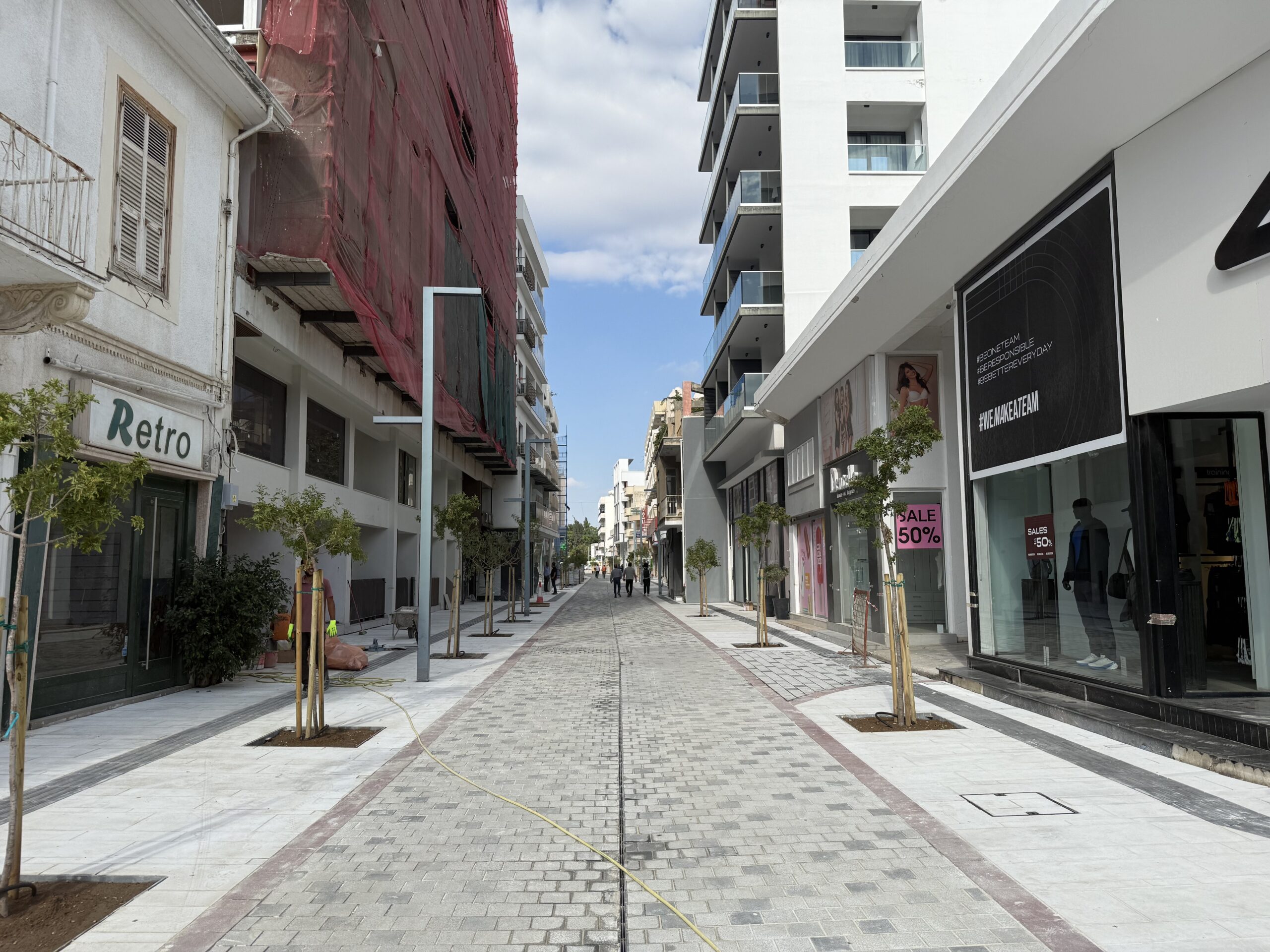 Ολοκλήρωση Κατασκευαστικών Εργασιών του βόρειου τμήματος της οδού Ερμού – Άνοιγμα Εμπορικού Κέντρου Λάρνακας