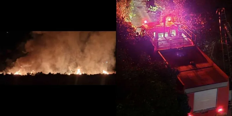 Σε κινητοποίηση η Πυροσβεστική για πυρκαγιά στην Πάφο – Κινδύνευσαν σπίτια