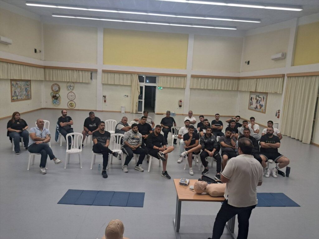 Εκπαιδευτικό σεμινάριο Πρώτων Βοηθειών με Απινιδωτή στο Κοινοτικό Συμβούλιο Ξυλοτύμβου