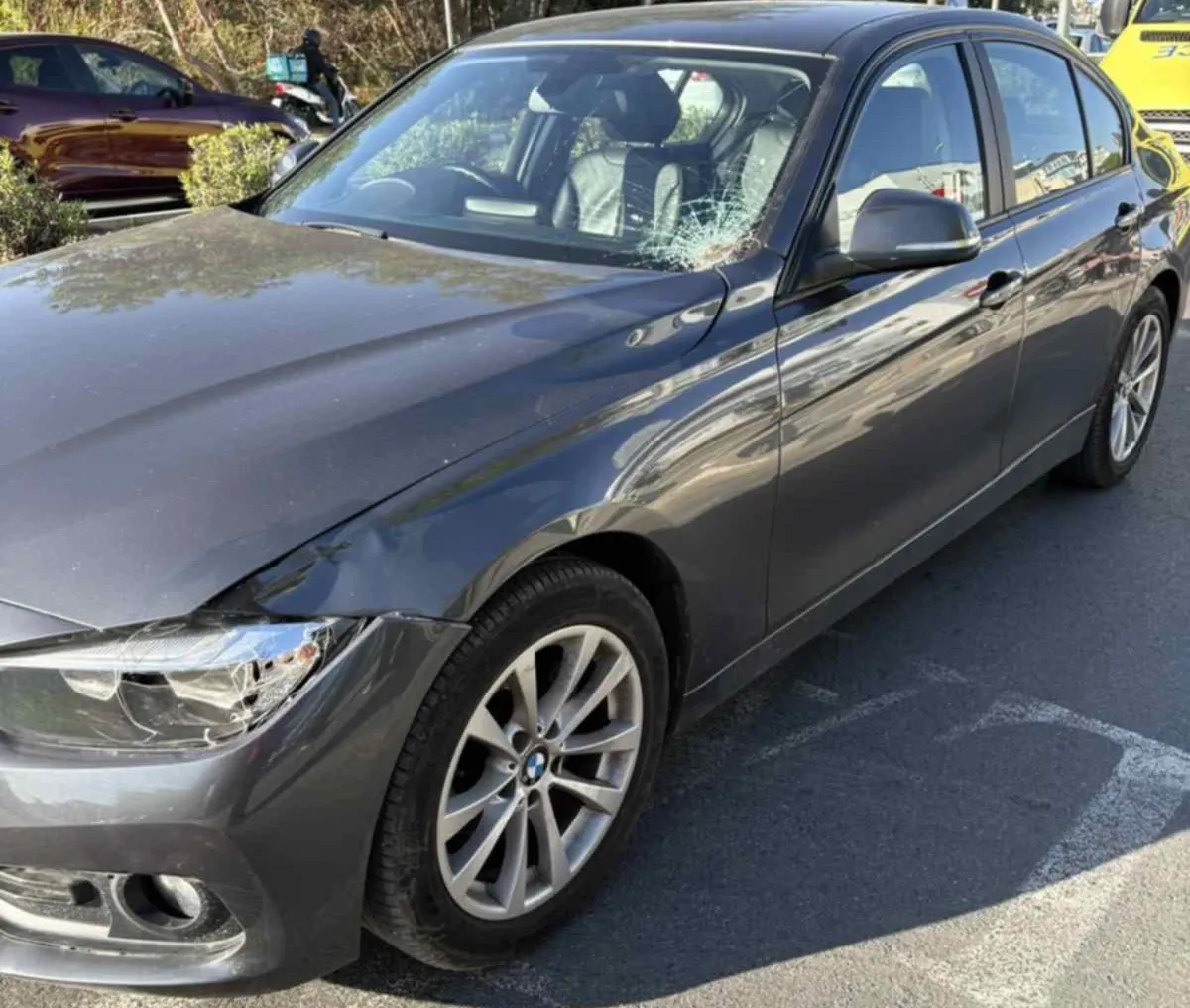 Οδηγός παρέσυρε με το όχημά του πεζή στη Λευκωσία (φώτο)