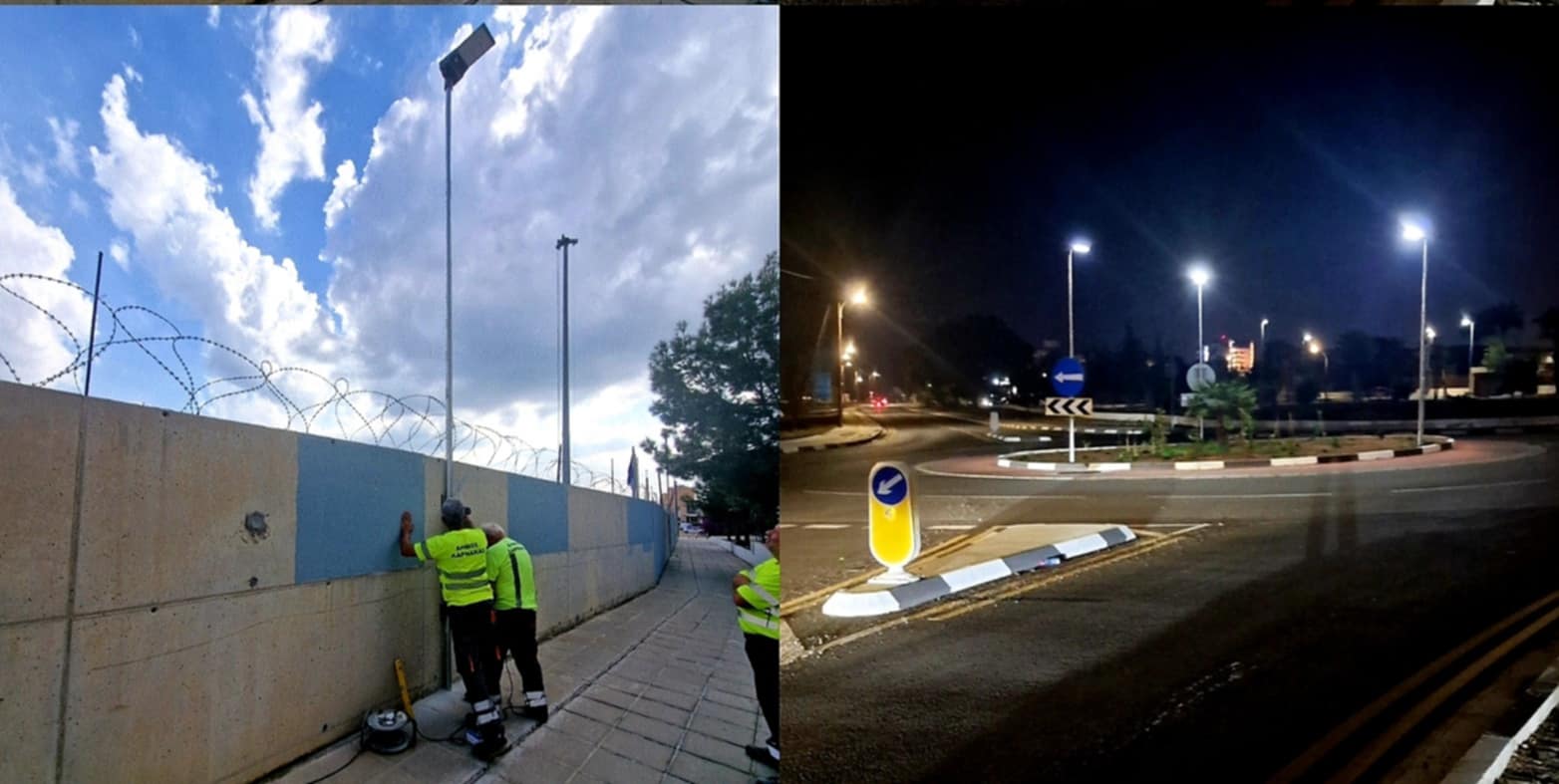 Κοινοτικό Διαμέρισμα Βορόκληνης: 19 φωτοβολταϊκά για ενίσχυση του οδικού φωτισμού