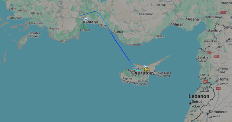 Τουρκικό αεροσκάφος πέταξε πάνω από τις ελεύθερες περιοχές – Αναστάτωση στους κατοίκους