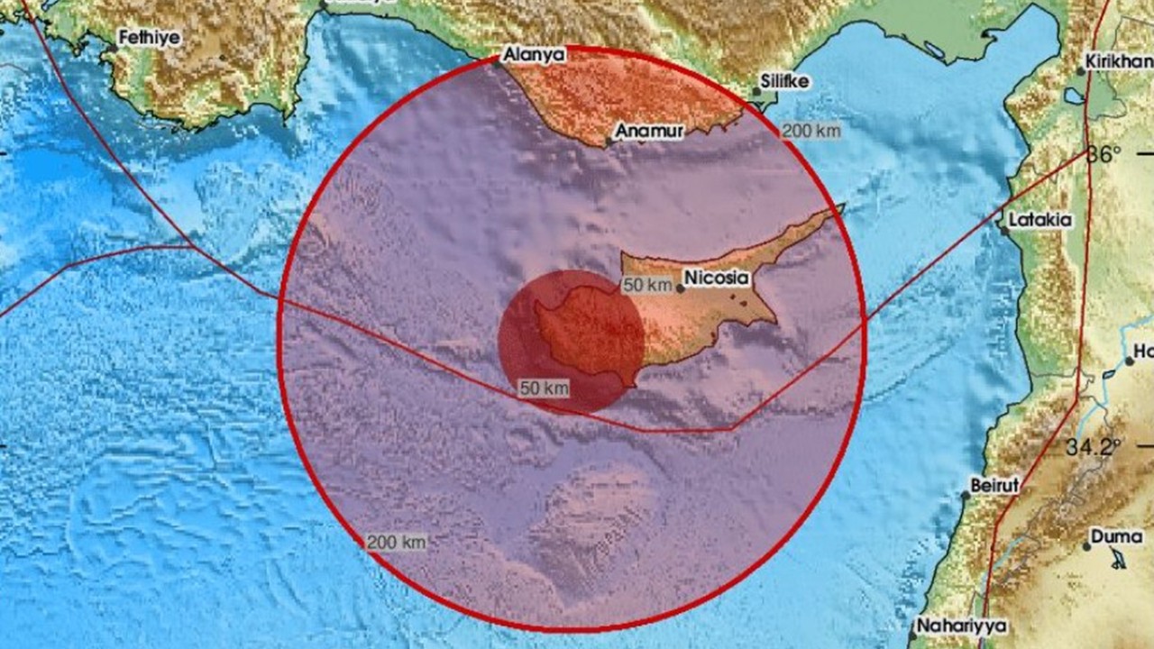 Νέος σεισμός έγινε αισθητός στην Κύπρο, οι πρώτες πληροφορίες –  Το επίκεντρο και οι αναφορές των πολιτών