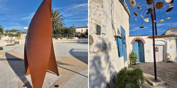 Παρουσίαση της Α’ Φάσης τοποθέτησης γλυπτών στο Πάρκο Καλλιτεχνών «Μεσόγειος» στη Λάρνακα  (φώτο)