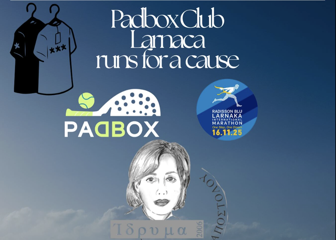 Padbox Club Larnaca: Τρέχει για καλό σκοπό στο Radisson Blu Διεθνή Μαραθώνιο Λάρνακας