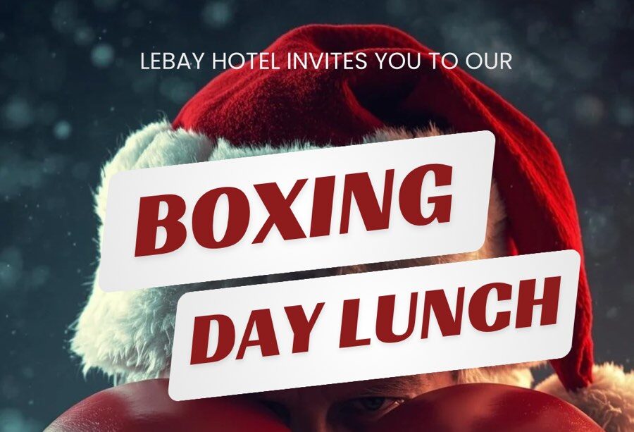 Boxing Day &sigma;&tau;&omicron; Lebay Hotel: &Gamma;&iota;&omicron;&rho;&tau;&iota;&nu;ό lunch &mu;&epsilon; &mu;&pi;&omicron;&upsilon;&phi;έ, &pi;&alpha;&iota;&chi;&nu;ί&delta;&iota;&alpha; &kappa;&alpha;&iota; &xi;&epsilon;&kappa;&omicron;ύ&rho;&alpha;&sigma;&eta;